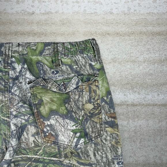 Vintage 90s Mossy Oak Hunting Camo Tactical Pants 36x30 Baggy Wide Fit Cargos - Picture 3 of 4